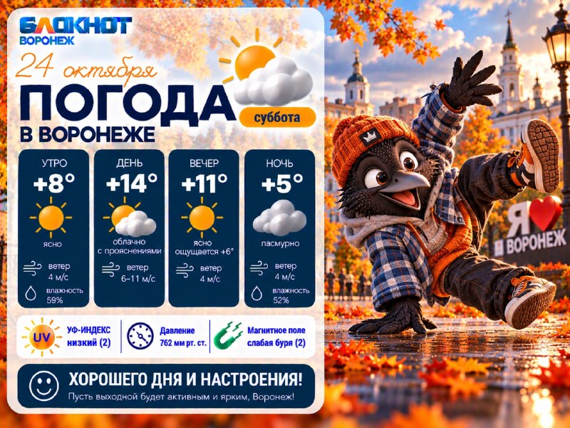 Фото поста канала  Блокнот Воронеж