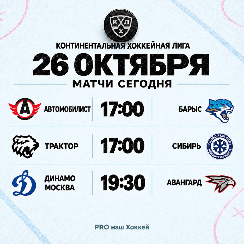Фото поста канала PRO наш «Хоккей» 🇷🇺