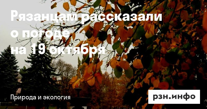 Фото поста канала  Новости Рязани • РЗН.инфо