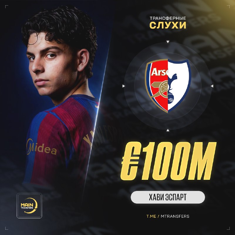 Фото поста канала Main Transfers
