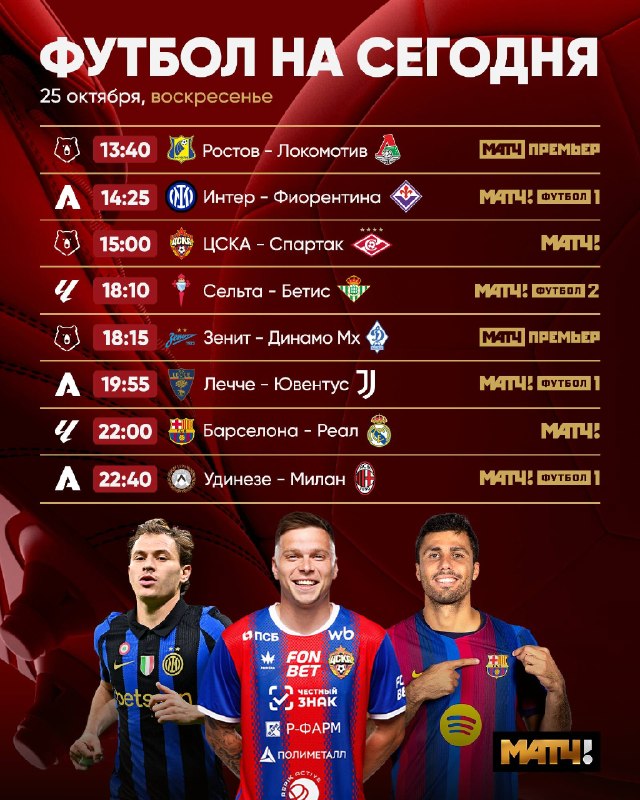 Фото поста канала Матч ТВ 