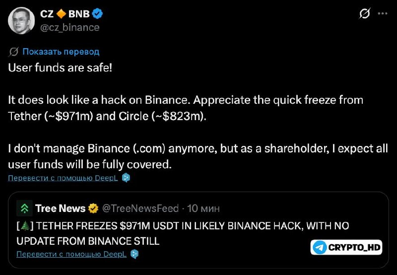 Фото поста канала Crypto Headlines