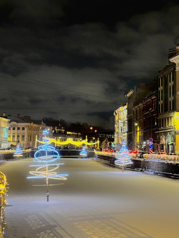 Фото поста канала Петербург с огоньком