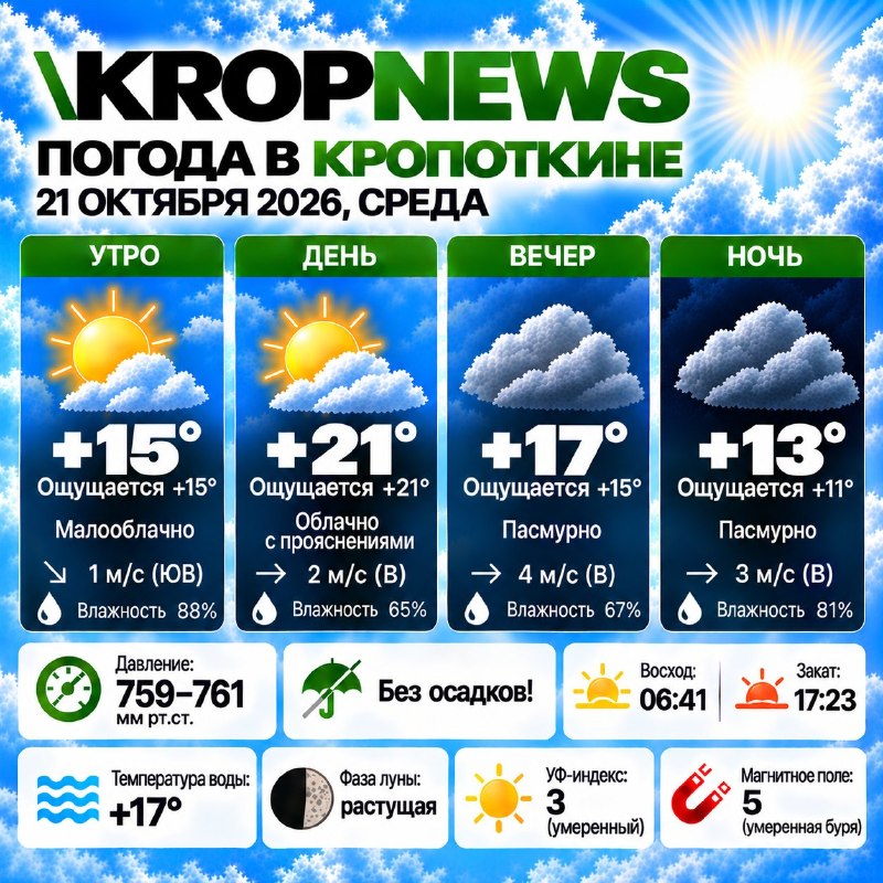 Фото поста канала  KROPNEWS | Кропоткин | Новости | ЧП | Кубань