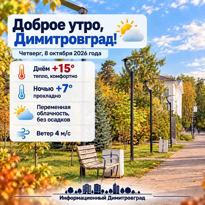 Фото поста канала  Информационный Димитровград