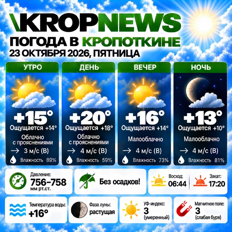 Фото поста канала  KROPNEWS | Кропоткин | Новости | ЧП | Кубань