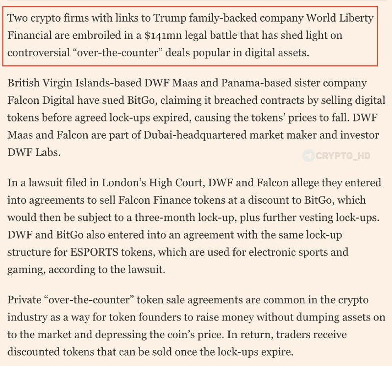 Фото поста канала Crypto Headlines