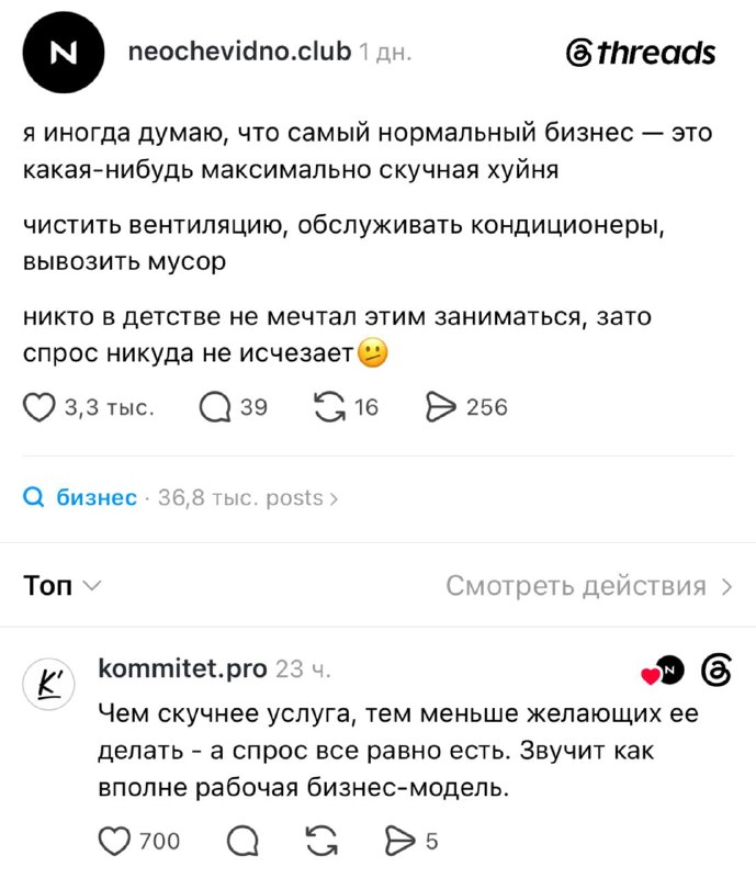 Фото поста канала Коммерс
