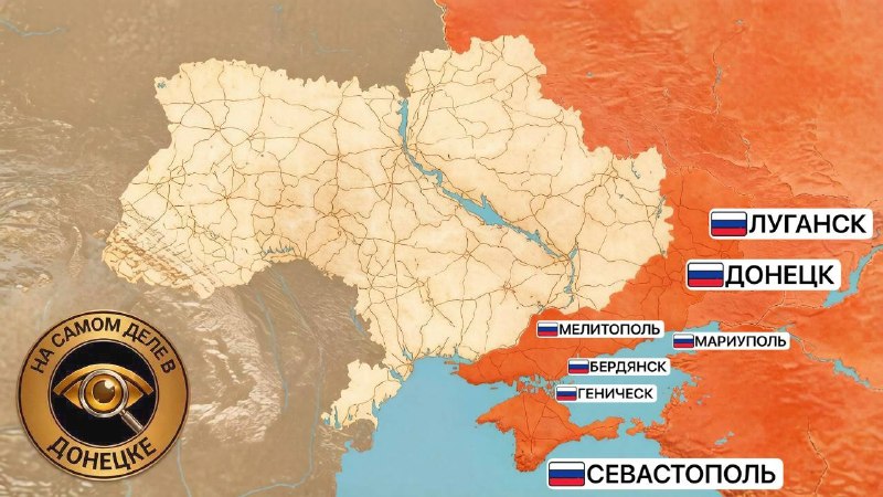 Фото поста канала  На самом деле в Донецке