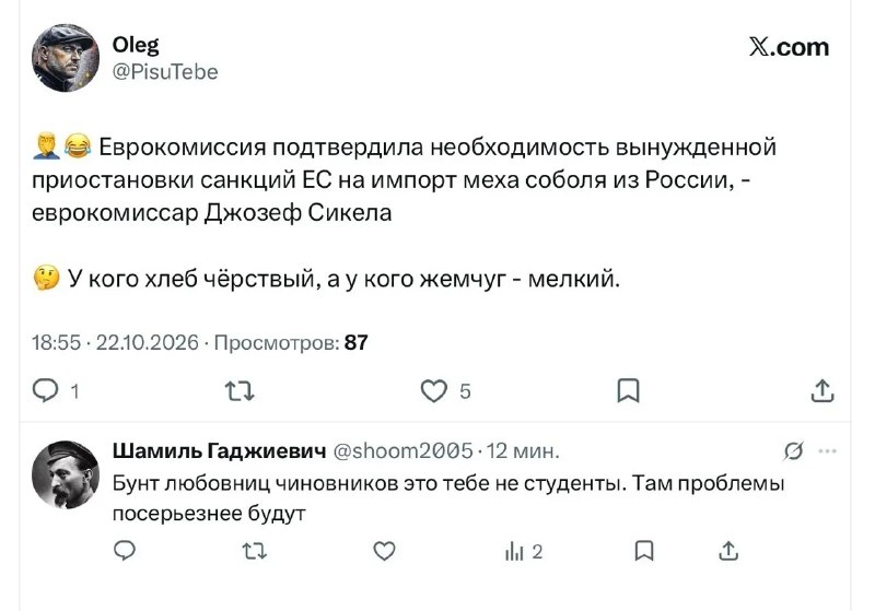 Фото поста канала  Актуальные анекдоты