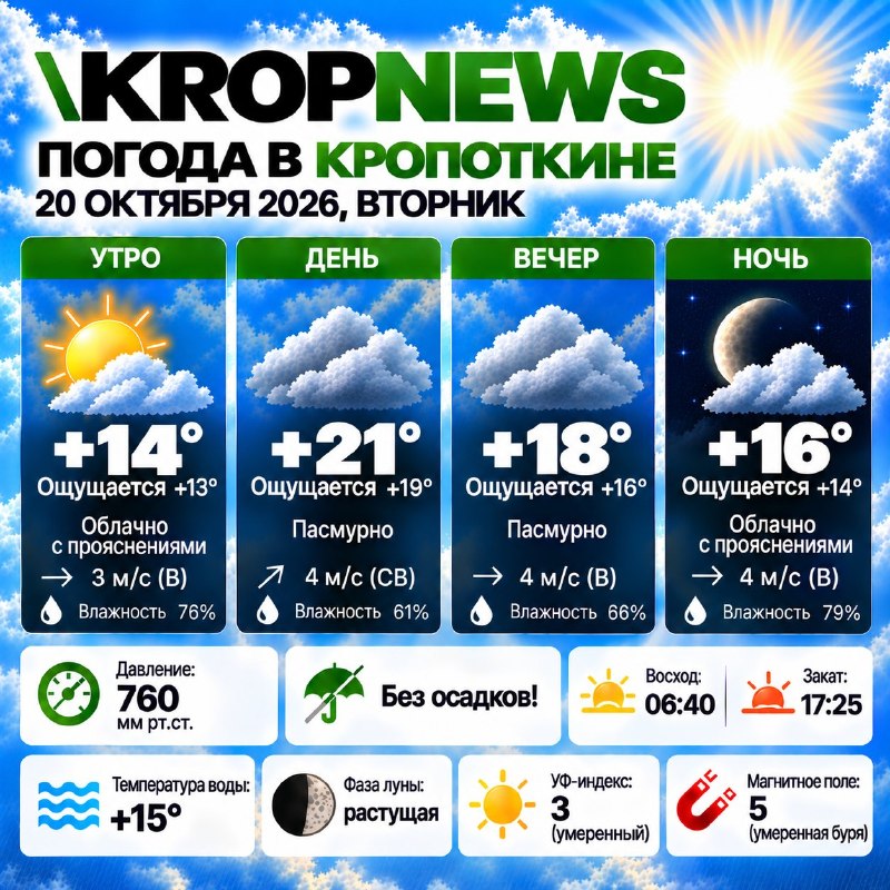 Фото поста канала  KROPNEWS | Кропоткин | Новости | ЧП | Кубань