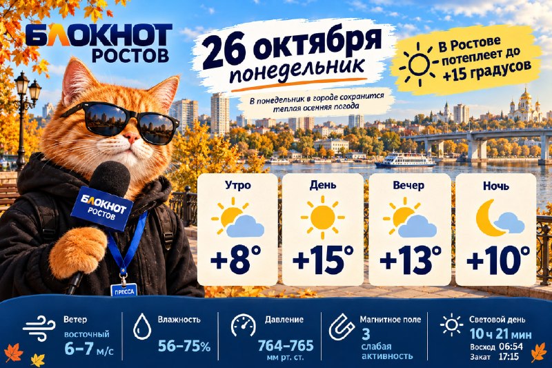 Фото поста канала  Блокнот Ростов