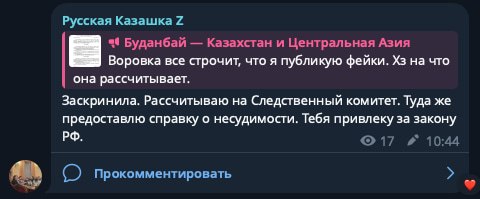 Фото поста канала  Буданбай — Казахстан и Центральная Азия