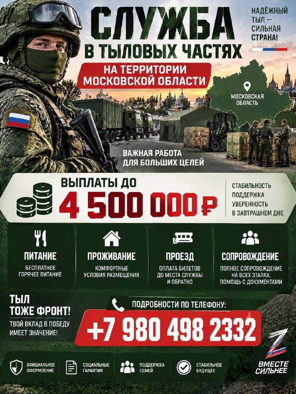 Фото поста канала СЛУЖБА ПО КОНТРАКТУ | СВО | АРМИЯ РОССИИ | СВОДКИ