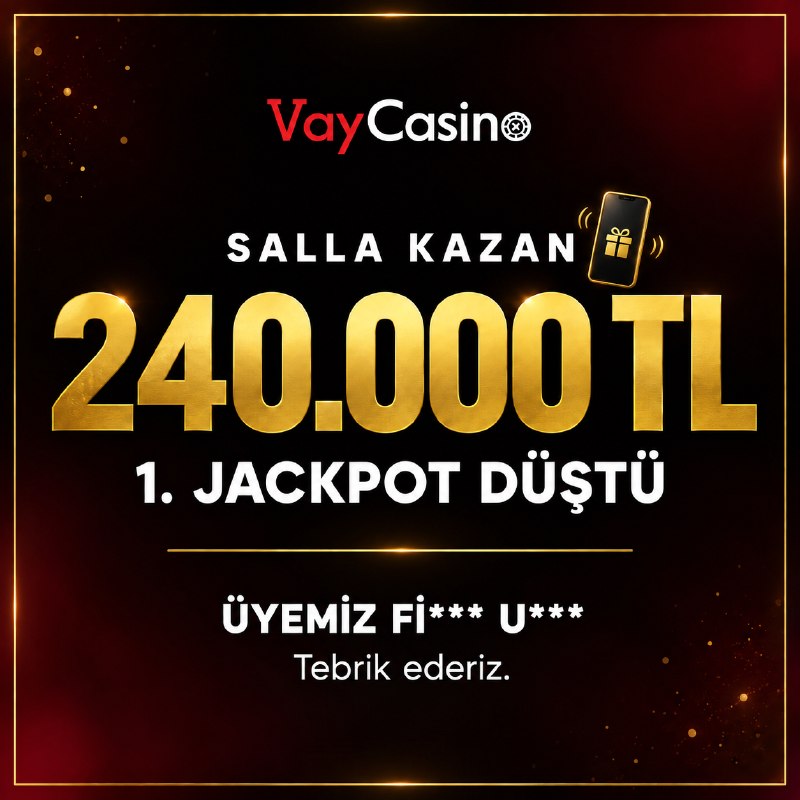 Фото поста канала VayCasino Türkiye