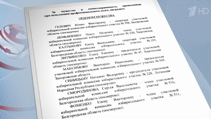 Фото поста канала  Первый канал. Новости