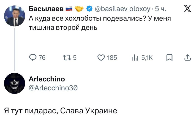 Фото поста канала  Русский императив