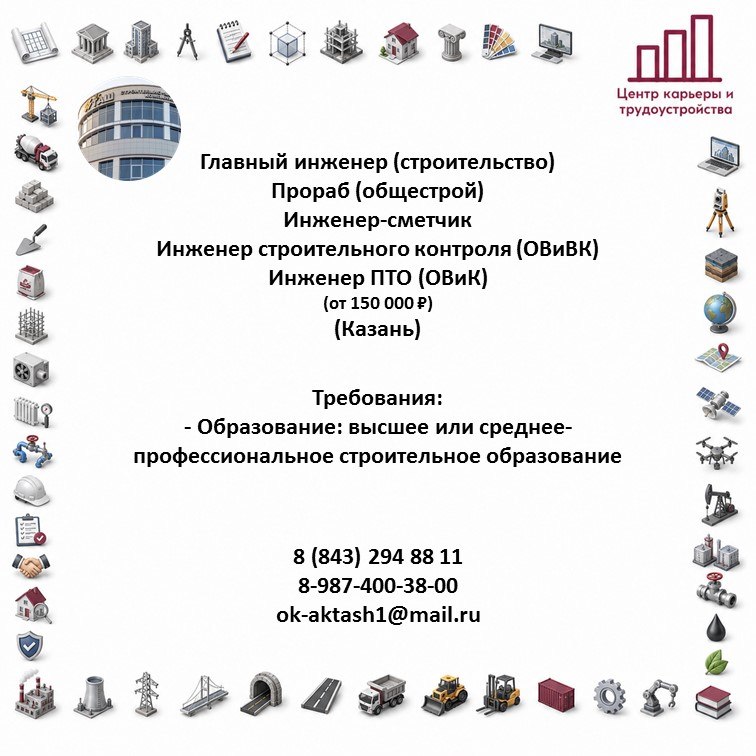 Фото поста канала  Центр карьеры и трудоустройства ТГАСУ