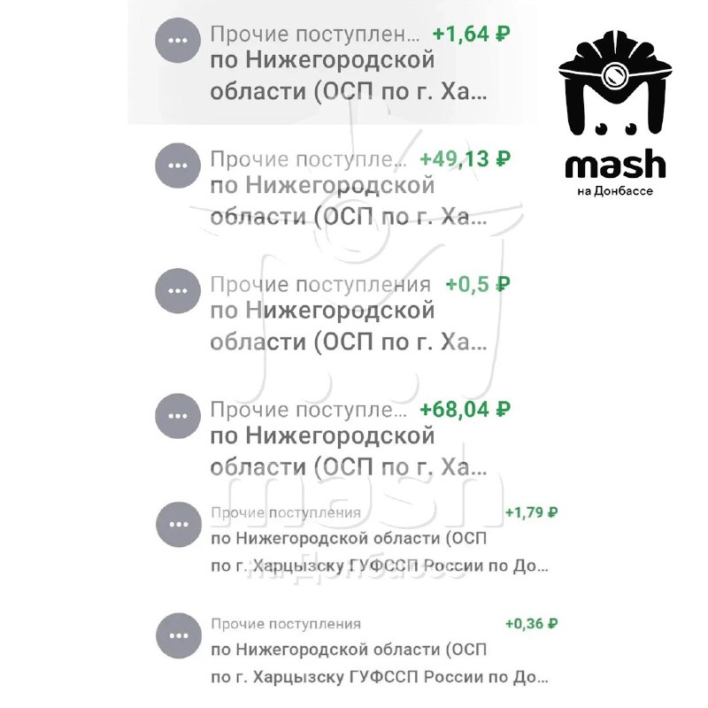 Фото поста канала  Mash на Донбассе