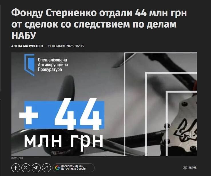 Фото поста канала  На самом деле в Киеве
