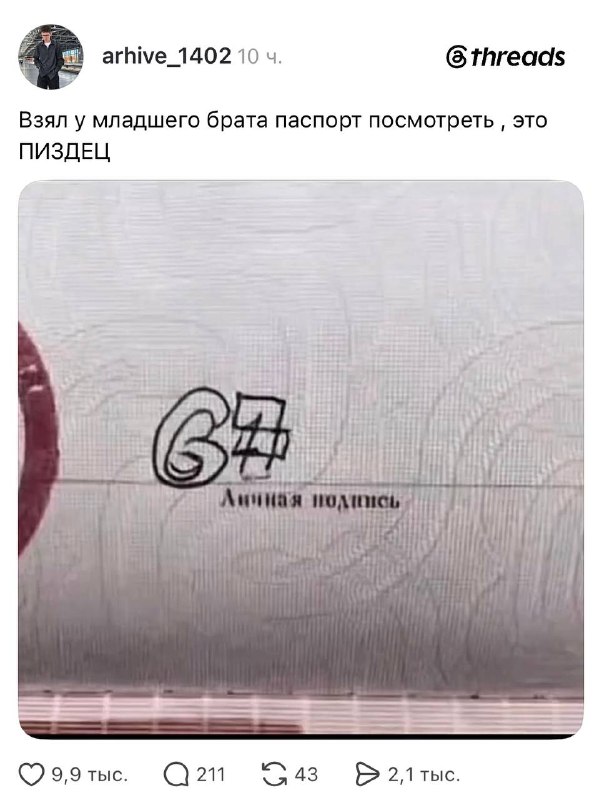 Фото поста канала  Трендач