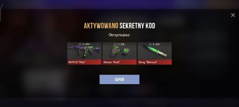 Фото поста канала STANDOFF 2 | СТЕНДОФФ НОВОСТИ + ПРОМОКОДЫ ОТ ВЕЛЯ