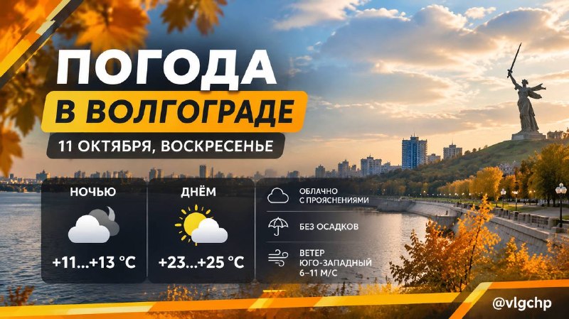 Фото поста канала  Волгоград