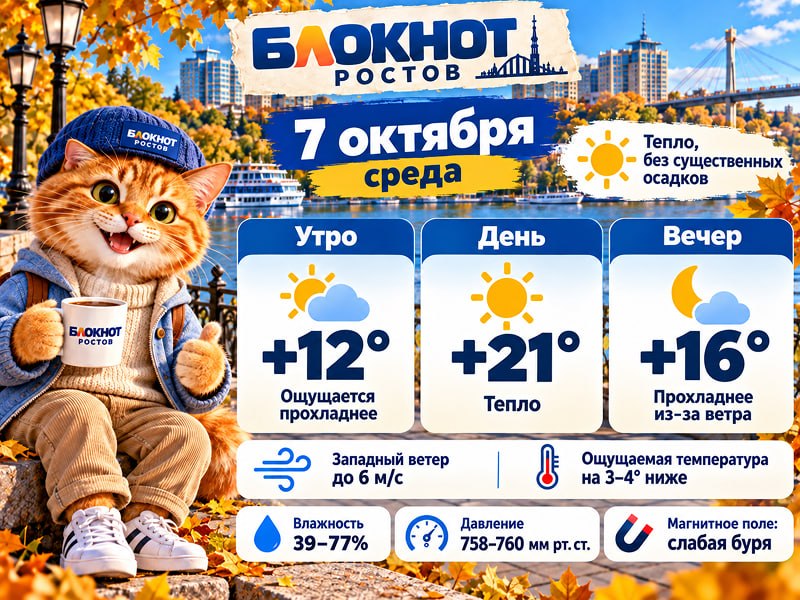 Фото поста канала  Блокнот Ростов