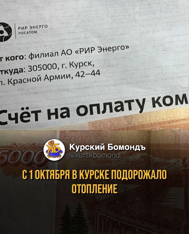 Фото поста канала  КУРСКИЙ БОМОНДЪ