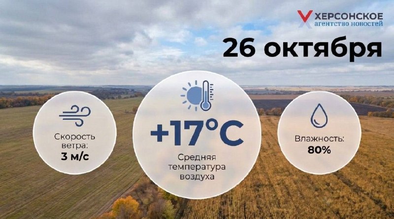Фото поста канала  Херсонское Агентство Новостей