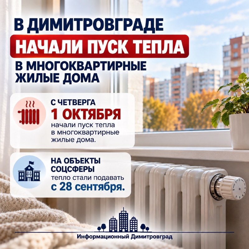 Фото поста канала  Информационный Димитровград