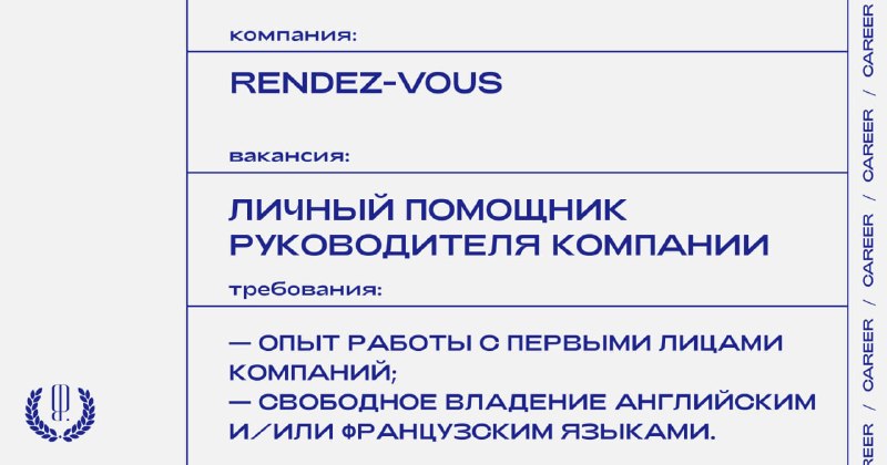 Фото поста канала «Карьера» The Blueprint