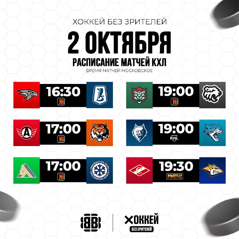 Фото поста канала Хоккей без зрителей🖥