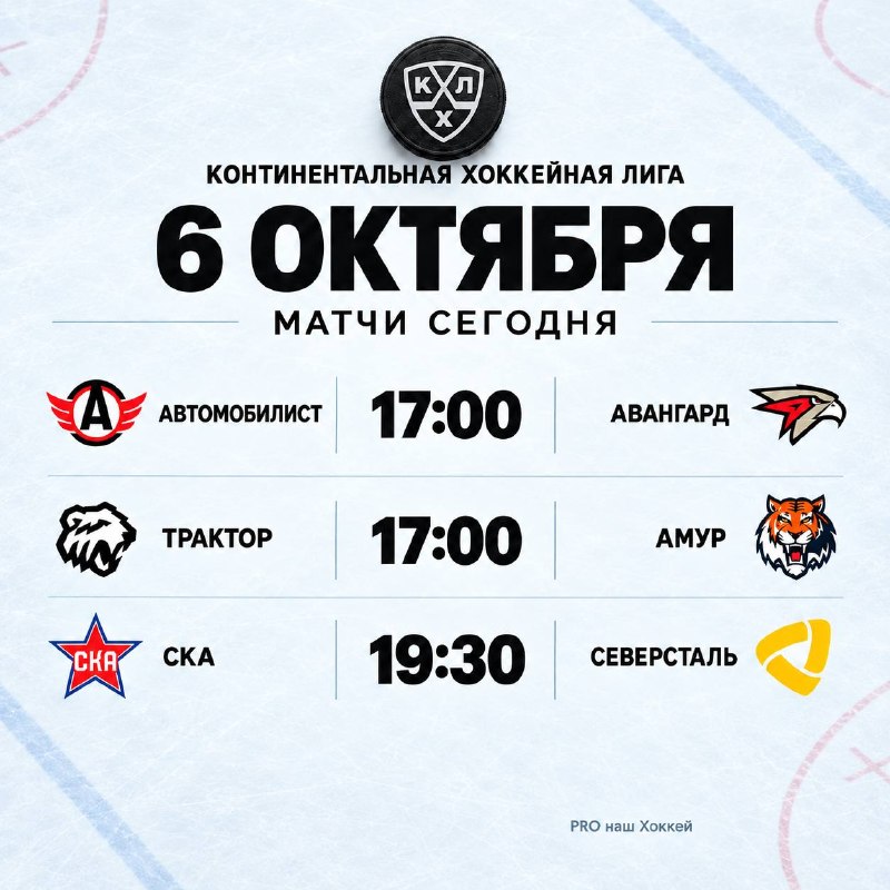Фото поста канала PRO наш «Хоккей» 🇷🇺