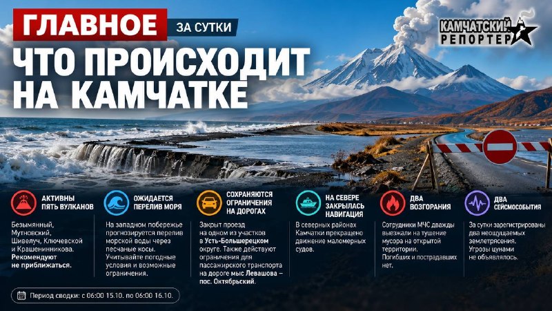 Фото поста канала  Камчатский Репортёр