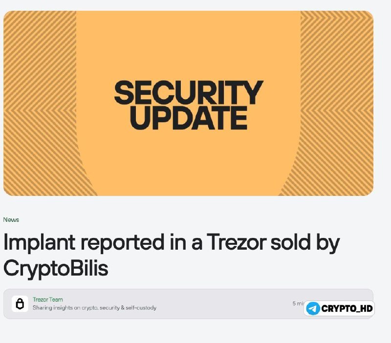 Фото поста канала Crypto Headlines