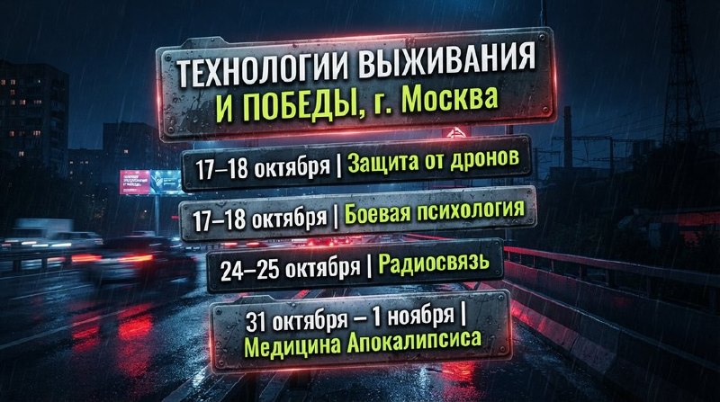Фото поста канала  Технологии выживания - Тактическая медицина