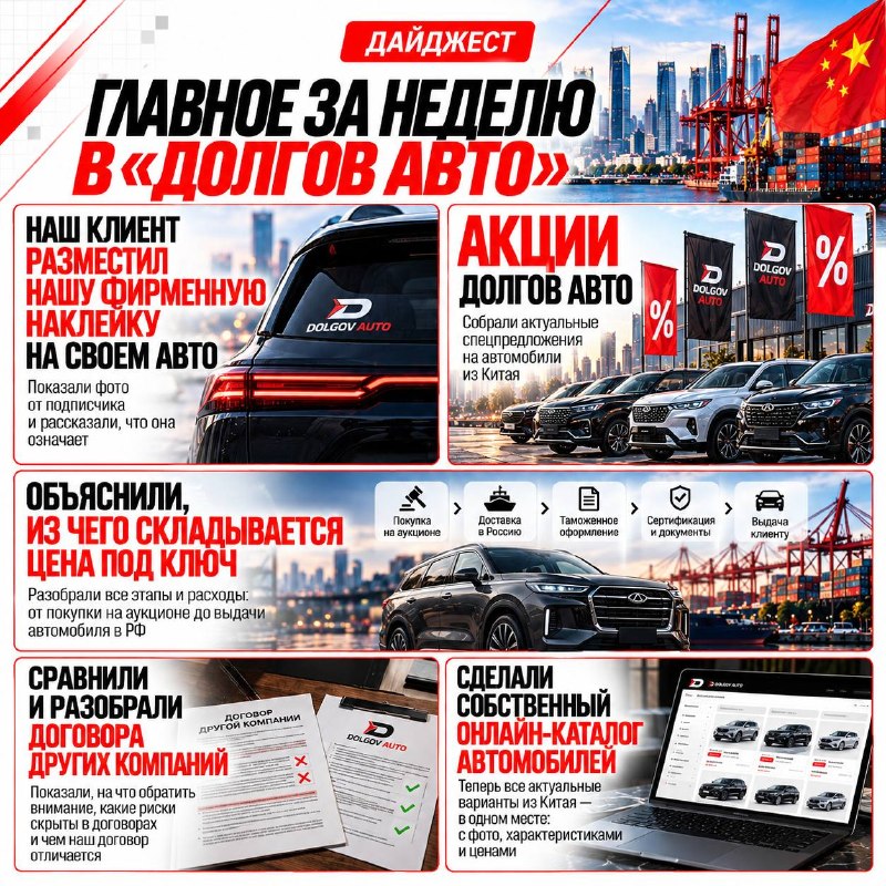 Фото поста канала Долгов Авто - Машины из Кореи,Японии,Китая.