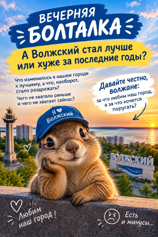 Фото поста канала  Блокнот Волжский